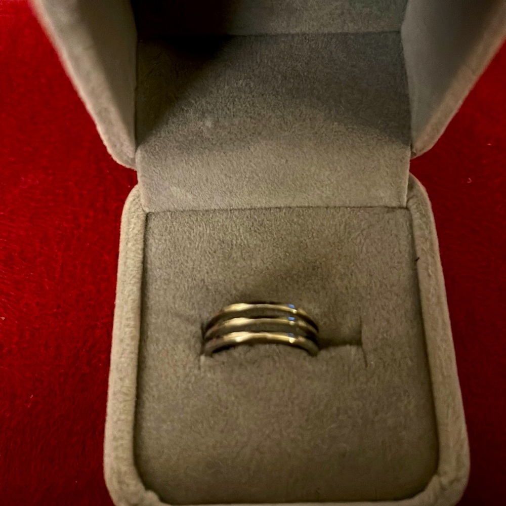 Hand Ring Sliver Bands  Size 4-1/2 -6